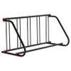 Retrospec Commercial Grid Bike Rack - Single & Double Sided - Bicycle Storage Stand for Garages, Stores, Schools & Universities Power Coated Steel - Black 5 Bike/Single Sided view 1
