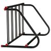 Retrospec Commercial Grid Bike Rack - Single & Double Sided - Bicycle Storage Stand for Garages, Stores, Schools & Universities Power Coated Steel - Black 5 Bike/Single Sided view 4