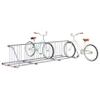 Retrospec Commercial Grid Bike Rack - Single & Double Sided - Bicycle Storage Stand for Garages, Stores, Schools & Universities Power Coated Steel - Silver 20 Bike/Double Sided view 3
