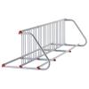Retrospec Commercial Grid Bike Rack - Single & Double Sided - Bicycle Storage Stand for Garages, Stores, Schools & Universities Power Coated Steel - Silver 20 Bike/Double Sided view 4