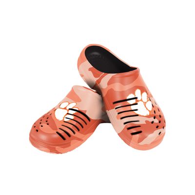 Clemson Tigers NCAA Mens Tonal Camo Clog - M