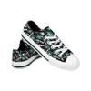 FOCO New York Jets NFL Womens Low Top Repeat Print Canvas Shoes - V2 - 7