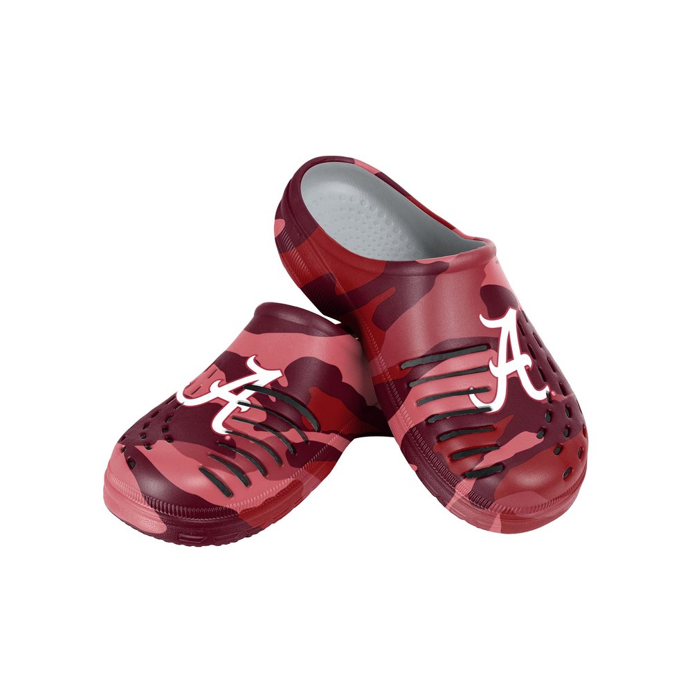 Alabama Crimson Tide NCAA Mens Tonal Camo Clog - L