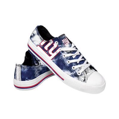 FOCO New York Giants NFL Womens Low Top Tie Dye Canvas Shoes - 9