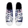 FOCO New York Giants NFL Womens Low Top Tie Dye Canvas Shoes - 9 view 4
