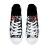FOCO Chicago Bears NFL Womens Low Top Tie Dye Canvas Shoes - 7 view 4