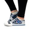 FOCO Tennessee Titans NFL Womens Low Top Tie Dye Canvas Shoes - 7 view 2