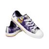 FOCO Minnesota Vikings NFL Womens Low Top Tie Dye Canvas Shoes - 9