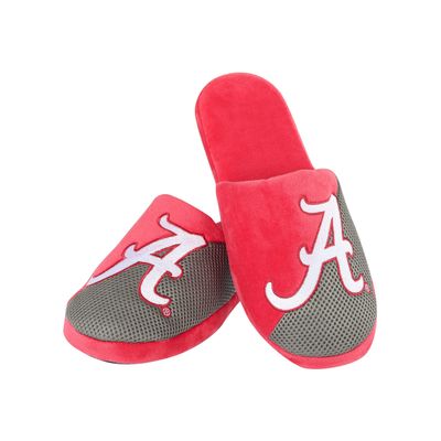 Alabama Crimson Tide NCAA Mens Logo Staycation Slippers - L