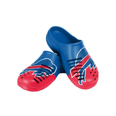FOCO Buffalo Bills NFL Mens Colorblock Big Logo Clog - M - (9-10)