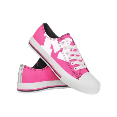 FOCO Michigan Wolverines NCAA Womens Highlights Low Top Canvas Shoe - 6