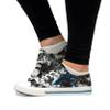FOCO Carolina Panthers NFL Womens Low Top Tie Dye Canvas Shoes - 7 view 3