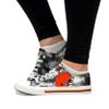 FOCO Cleveland Browns NFL Womens Low Top Tie Dye Canvas Shoes - 7 view 3