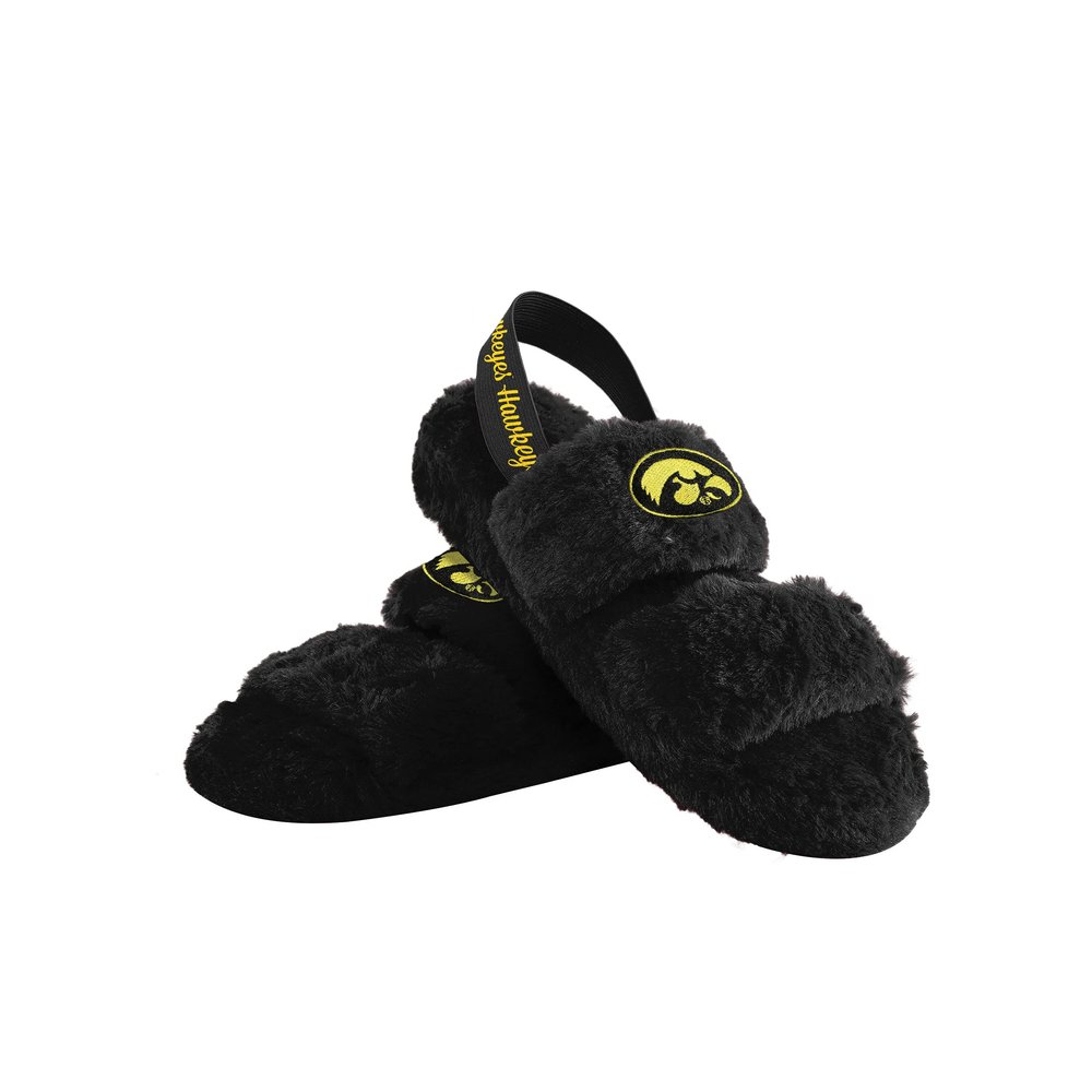 FOCO Iowa Hawkeyes NCAA Womens Heel Strap Woodmark Slide - M