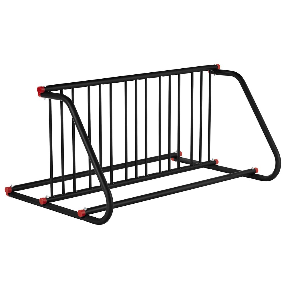 Retrospec Commercial Grid Bike Rack - Single & Double Sided - Bicycle Storage Stand for Garages, Stores, Schools & Universities Power Coated Steel - Black 10 Bike/Double Sided