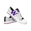 FOCO Washington Huskies NCAA Womens Glitter Low Top Canvas Shoes - 7