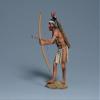 Team Miniatures Conquest of The Americas CLB6016 Arawak Indian Walking with Bow #1 1:30 Scale Pewter view 2