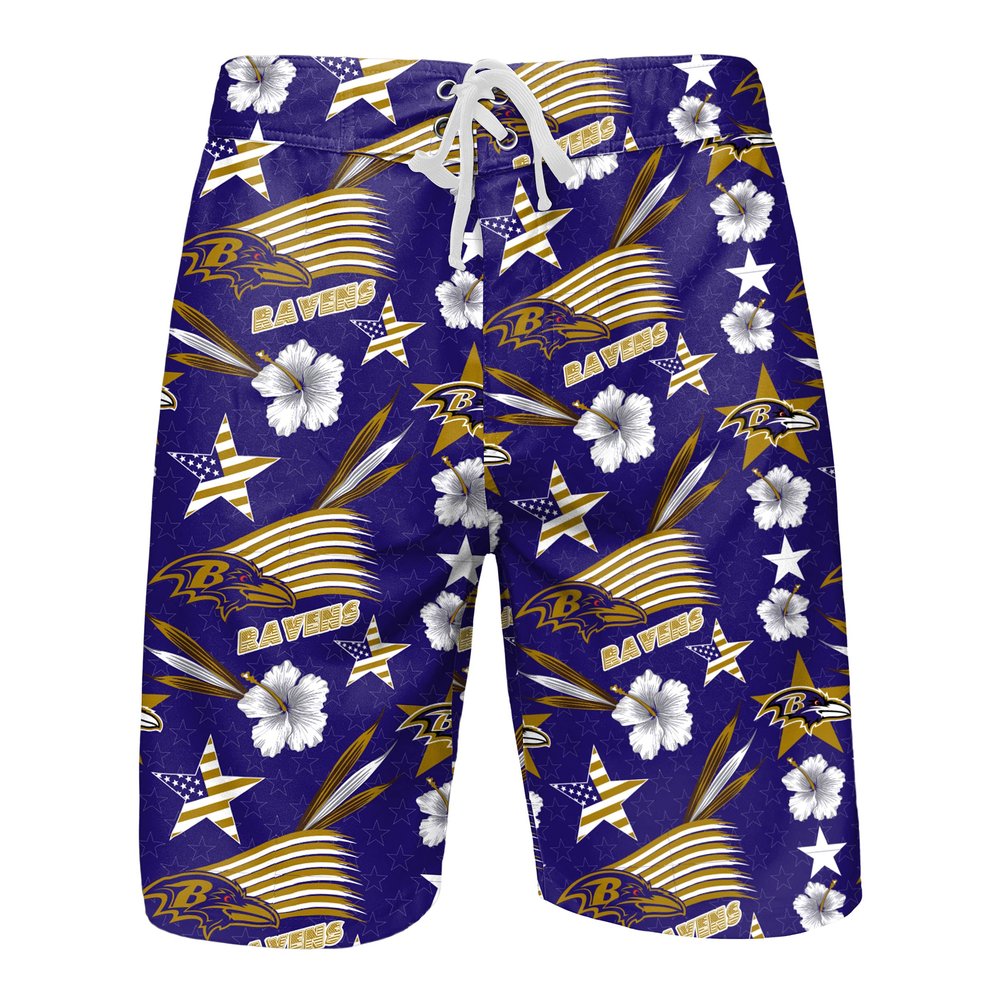 Baltimore Ravens NFL Mens Americana Boardshorts - M