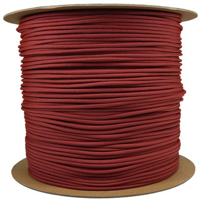 Crimson 750 Cord 11 Strand Type IV Paracord - 1000 Foot Spool