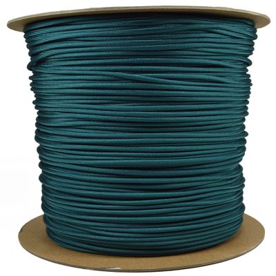 Teal 750 Cord 11 Strand Type IV Paracord - 1000 Foot Spool