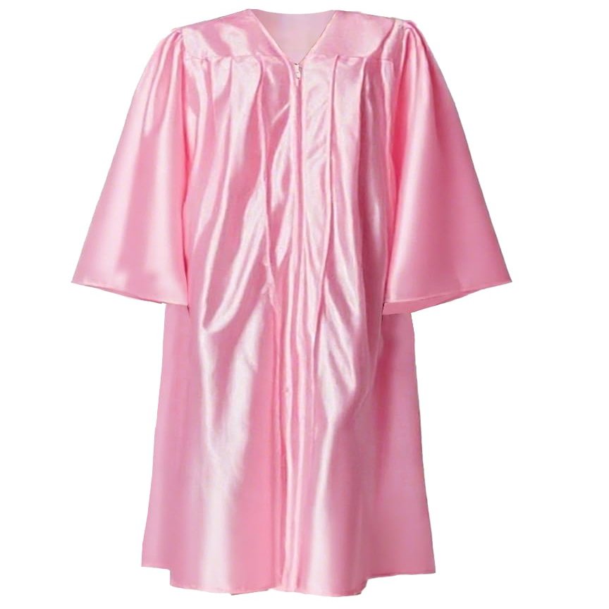 GraduationForYou Shiny Choir Robe (Regular, 39 (4'6" - 4'8"), Pink)