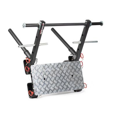 Titan Fitness Stealth Leg Press Rack Attachment, 500 LB Capacity, Fits All Titan Series Power Racks, Converts to Arm Press, Kickback, Dip Station & Sled, All-in-One Strength Training Equipment