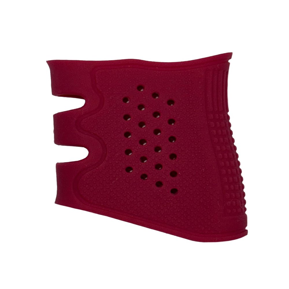 Ares Armory Tactical Grip Sleeve for Glock 17 19 19x 20 21 22 23 25 31 32 34 35 37 38 41 43x 44 45 48 (Maroon)