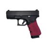 Ares Armory Tactical Grip Sleeve for Glock 17 19 19x 20 21 22 23 25 31 32 34 35 37 38 41 43x 44 45 48 (Maroon) view 2