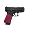 Ares Armory Tactical Grip Sleeve for Glock 17 19 19x 20 21 22 23 25 31 32 34 35 37 38 41 43x 44 45 48 (Maroon) view 4