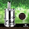 Portable Turkish Samovar Tea Kettle, Camping Water Boiler Tea Pot, Wood, Coals Fired Semaver Teapot, Water Heater for Camping, Picnic, Hunting, Outdoor Activities with Black Handles | 135.2 oz (4 lt) view 3