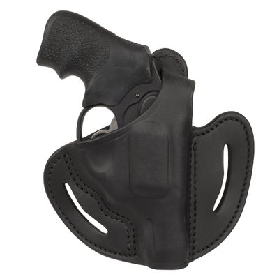 1791 GUNLEATHER J-Frame Revolver Holster with Thumbreak, OWB CCW Leather Gun Holster - Right Handed - Fits SW 637, 638, 642 and Ruger LCR, SP101