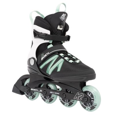 K2 Kinetic 80 Pro Sage Womens Inline Skates - Black/Sage / 10.0