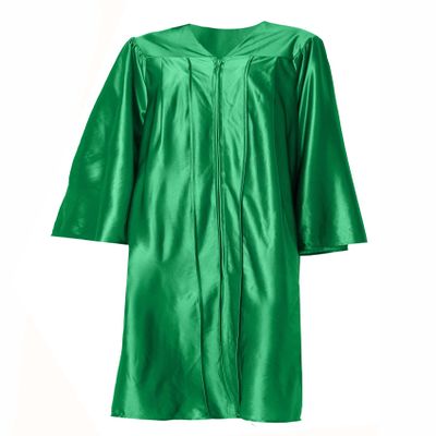GraduationForYou Shiny Choir Robe (Regular, 42 (4'9" - 4'11"), Emerald Green)