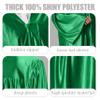 GraduationForYou Shiny Choir Robe (Regular, 42 (4'9" - 4'11"), Emerald Green) view 4