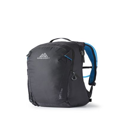 Gregory Swift 16L H2O Women's Day Hiking Backpack, Breathable Foam Backpanel, 2L Water Reservoir Included, Xeno Black