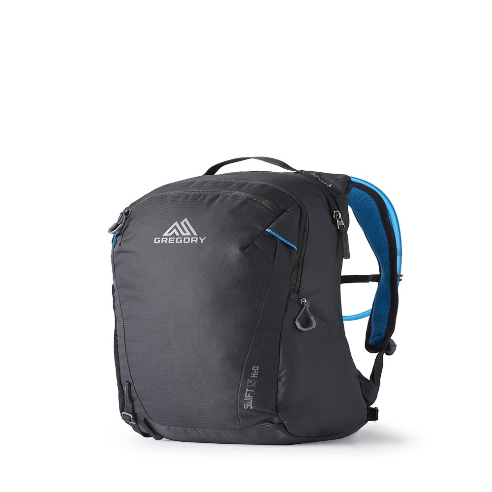 Gregory Swift 16L H2O Women's Day Hiking Backpack, Breathable Foam Backpanel, 2L Water Reservoir Included, Xeno Black
