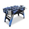 Hathaway Blueridge Foosball Table Adult Size - 48-in Competition Table Soccer Set with Built-in Scorers - Includes Two 31-mm Foosball Balls - Blue/Silver/Black Football Table with Accessories view 1
