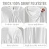 GraduationForYou Shiny Choir Robe (Regular, 63 (6'6" - 6'8"), White) view 3