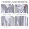 GraduationForYou Shiny Choir Robe (Regular, 51 (5'6" - 5'8"), Silver) view 3