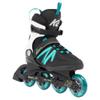 K2 Kinetic 80 Women's Inline Skates - Black/Turquoise, 7.0 view 1