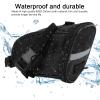01 Bike Seat Pouch, Under Seat Pack Cycling Pouch Reflective 600D Oxford Cloth Bicycle Seat Pouch with Buckle Straps for Bicycle view 2