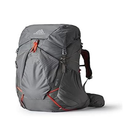 Gregory Facet 55L Women's Ultralight Backpacking Pack with Freefloat Suspension, Aluminum Frame, Ventilated Backpanel, Medium, Sunset Grey