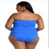 La Blanca Womens Island Goddess Twist Front Swimsuit Tankini Top, Capri Blue, 20 Plus view 4