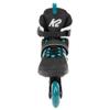 K2 Kinetic 80 Women's Inline Skates - Black/Turquoise, 11.0 view 3