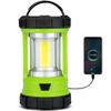 Camping Lantern 3000LM, LED Lanterns for Power Outages with 4400mAh Phone Charger, Impact-Resistant Rechargeable Lantern, 5 Light Modes Waterproof Lantern for Hurricane Emergency(Pale Green) view 1