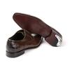 Metal Heel Plates 1 Pairs Sole Repair Kit with Nails Shoes Heel Taps Tips Repair Pad for Shoes and Boot (Half Moon Heel Sole) view 4