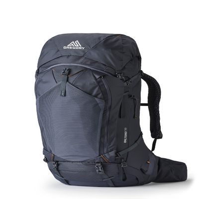 Gregory Baltoro 75L Pro Unisex Backpacking Pack with FreeFloat Suspension, AirCushion Breathable Backpanel, Small, Alaska Blue