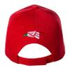 Red Hecho En Mexico Eagle Hat - Detailed Embroidery Stitching Baseball Cap view 3