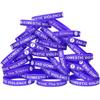 Fifty (50) End Domestic Violence Wristbands view 1