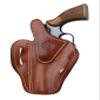 1791 GUNLEATHER K-Frame Thumbreak Revolver Holster - Right Handed OWB CCW Leather Gun Holster - Compatible with Ruger GP100, Smith & Wesson 686 Classic Brown view 2